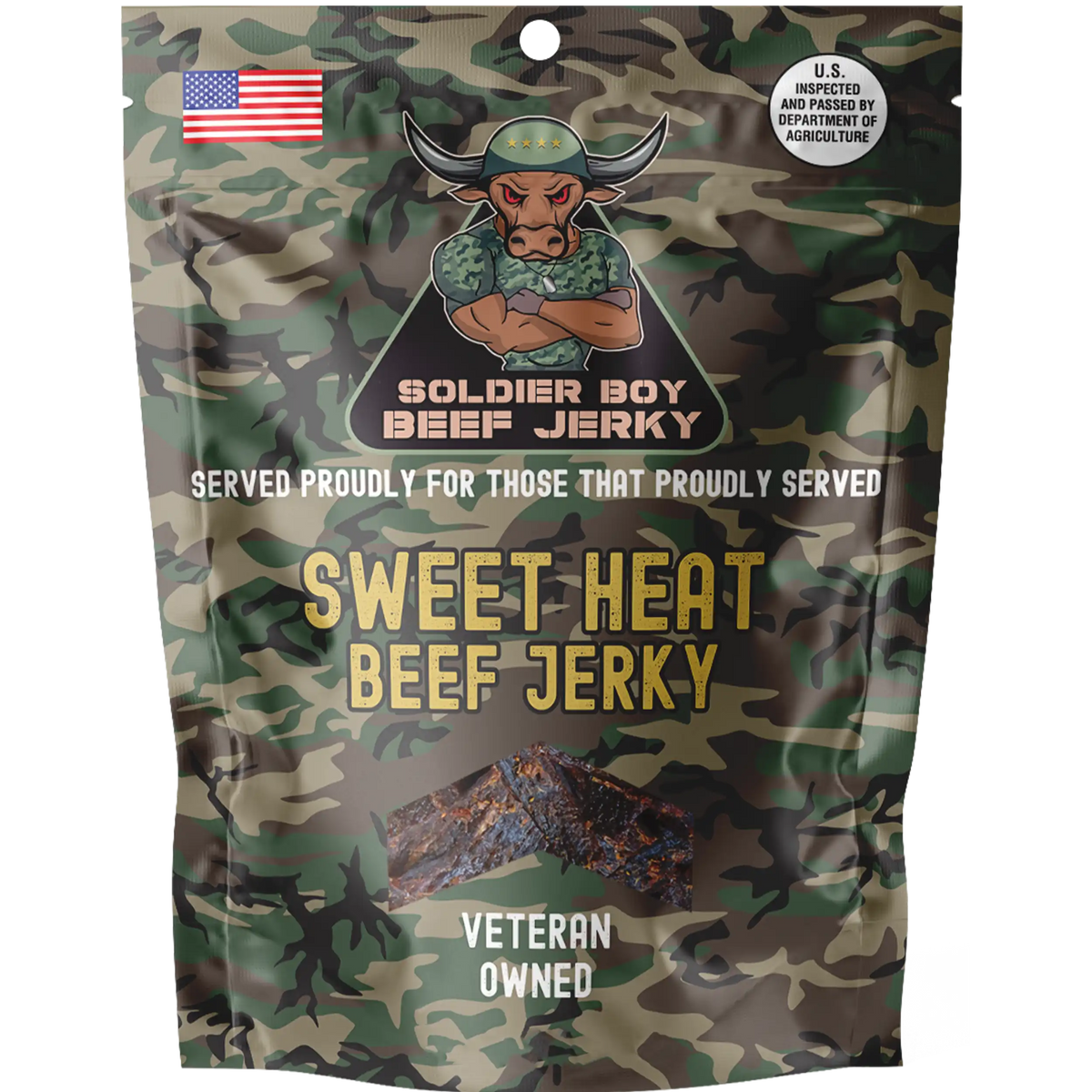 Sweet Heat Soldier Boy Beef Jerky - America's Jerky