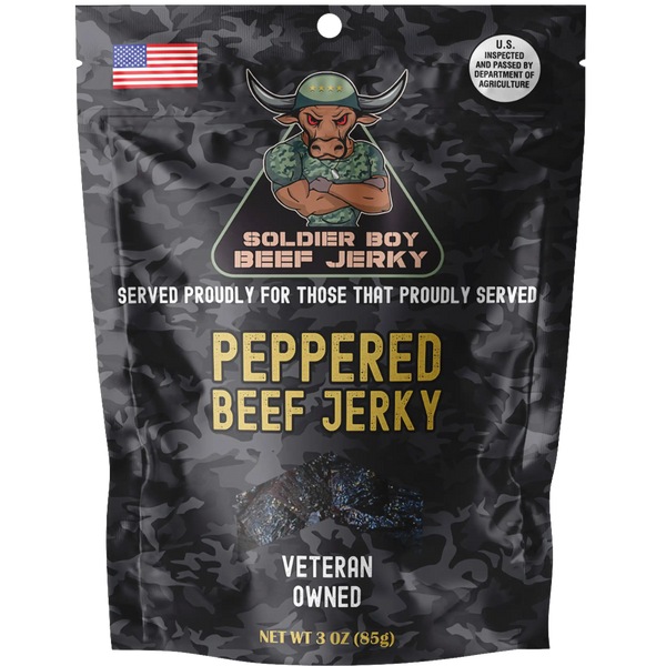 Peppered Beef Jerky - 3oz - 4 pack