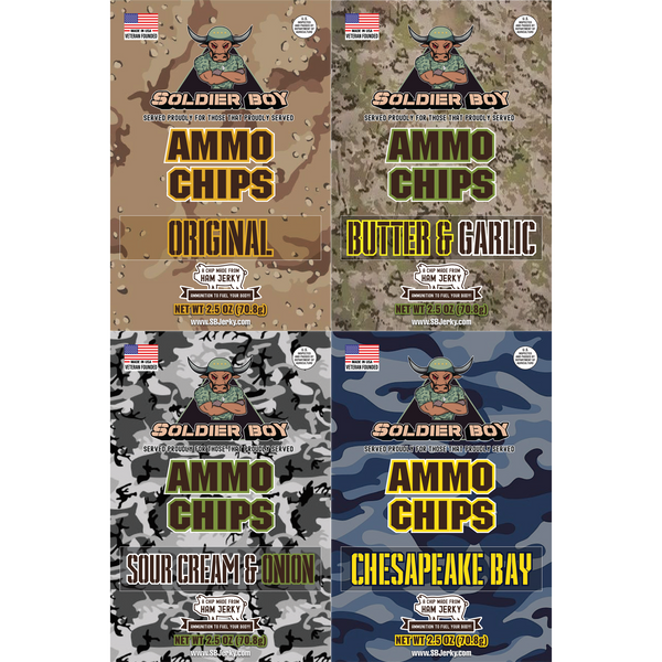 Ammo Chips - 4 Pack - Multiple Variety Mixes