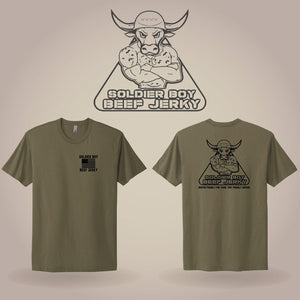 Classic T-Shirt - Military Green - Soldier Boy Beef Jerky - Soldier Boy Beef Jerky