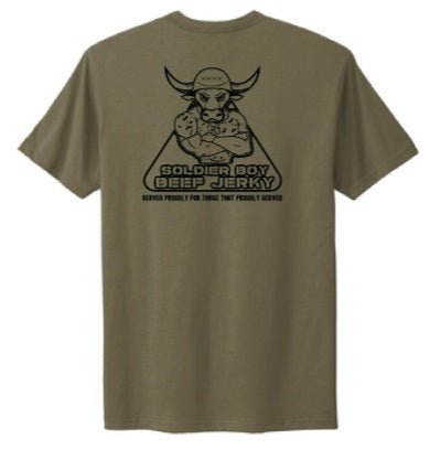 Classic T-Shirt - Military Green - Soldier Boy Beef Jerky - Soldier Boy Beef Jerky